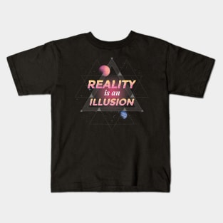 Reality Is Illusion Graphic Tee Kids T-Shirt